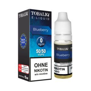 TOBALIQ E-Liquid - 0mg Nikotin - Blueberry (Blaubeere)