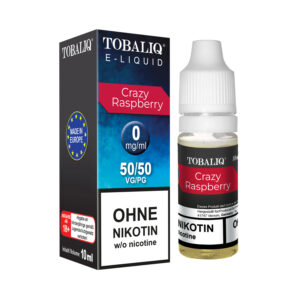 TOBALIQ E-Liquid - 0mg Nikotin - Crazy Raspberry