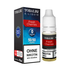TOBALIQ E-Liquid - 0mg Nikotin - Fresh Cherries