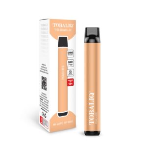 TOBALIQ TQ Smile 600 Puffs - Ohne Nikotin - Peach Ice