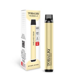 TOBALIQ TQ Smile 600 Puffs - Ohne Nikotin - Vanilla Ice Cream