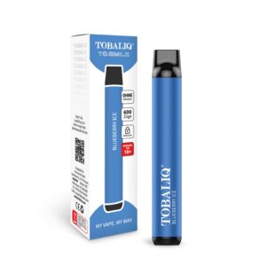 TOBALIQ TQ Smile 600 Puffs - Ohne Nikotin - Blueberry Ice