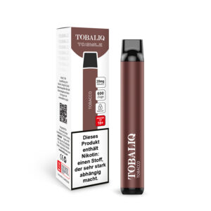 TobaliQ E-Shisha 600Puffs - 20mg Nikotin - Tobacco