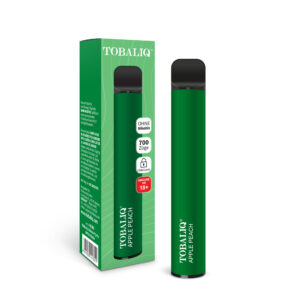 TOBALIQ  TQ Fly 700 Puffs - Ohne Nikotin - Apple Peach