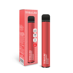 TOBALIQ TQ Fly 700 Puffs - Ohne Nikotin - Strawberry Banana