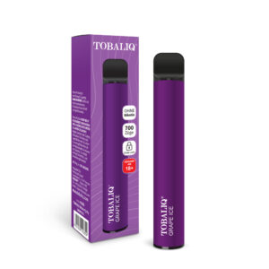 TOBALIQ TQ Fly 700 Puffs - Ohne Nikotin - Grape Ice