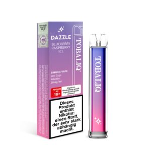 TOBALIQ DAZZLE 600Puffs - 20mg Nikotin - BLUEBERRY RASPBERRY ICE