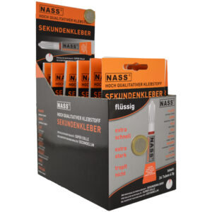 Sekundenkleber 3g, 24er Display