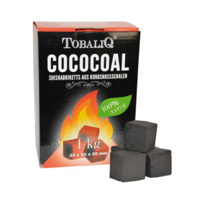 TOBALIQ Shisha-Briketts COCONUT CUBE 1000gr