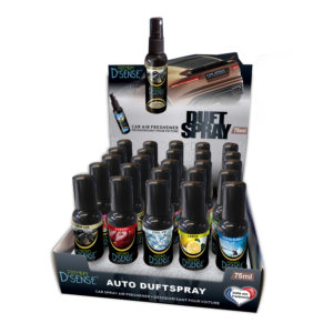 Lufterfrischer "D'SENSE SPRAY" 25er Mix-Display, 10 Düfte