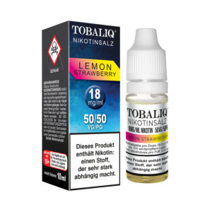 TOBALIQ E-Liquid Lemon Strawberry, Nikotinsalz 18mg