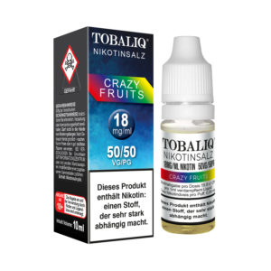 TOBALIQ E-Liquid Crazy Fruit, Nikotinsalz 18mg