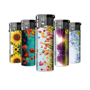 TQ Motivfeuerzeug FLOWER LAND