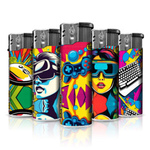 TQ Motivfeuerzeug POP ART GAMING