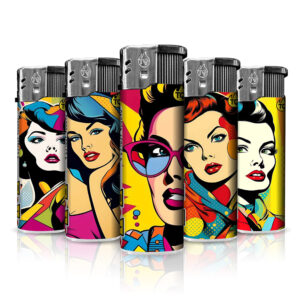 TQ Motivfeuerzeug POP ART WOMAN