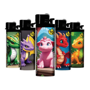 TQ Reibrad  Motivfeuerzeug  SWEET DRAGONS