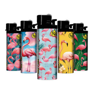 TQ Reibrad  Motivfeuerzeug  FLAMINGO