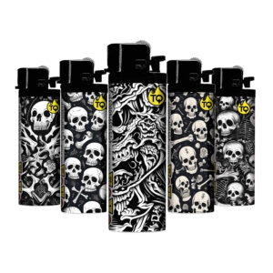 TQ Reibrad  Motivfeuerzeug  BONES