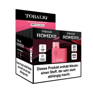 TOBALIQ RomixQ – 20mg Nikotin, 600 Puffs – Kiwi Guava Passionfruit