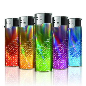 TQ ALU-Motivfeuerzeug Sniny Diagonals