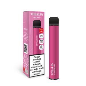 TOBALIQ TQ Fly 700 Puffs - 20mg Nikotin - Strawberry