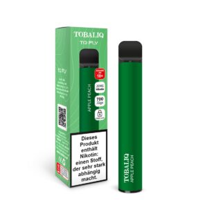 TOBALIQ TQ Fly 700 Puffs - 20mg Nikotin - Apple Peach
