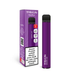 TOBALIQ TQ Fly 700 Puffs - 20mg Nikotin - Grape Ice