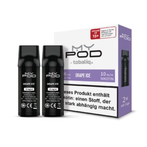 TOBALIQ MyPOD - 10mg - 2er Pack (2x2ml) - Grape Ice