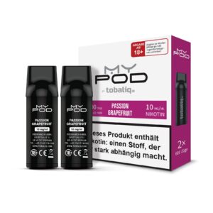 TOBALIQ MyPOD - 10mg - 2er Pack (2x600 Züge) - Passion Grapefruit