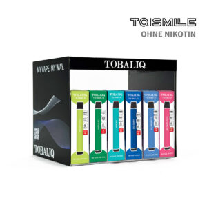 TOBALIQ TQ Smile 0mg – Verkaufseinheit mit 36 Stück im Acryl-Display