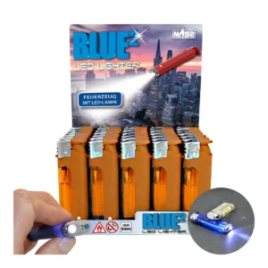 Feuerzeug Blue² Sunshine Edition, 25er Display