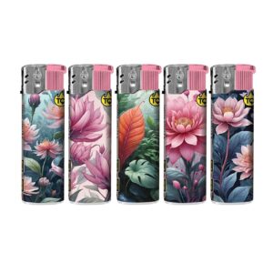 TQ Motivfeuerzeug PANDORA FLOWERS