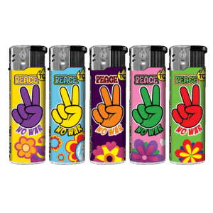 TQ Motivfeuerzeug PEACE / NO WAR