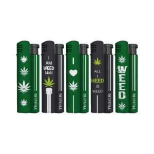 TOBALIQ Jet Flame Feuerzeug WEED NEEDED