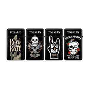 TOBALIQ Jet Flame Feuerzeug ROCK N ROLL