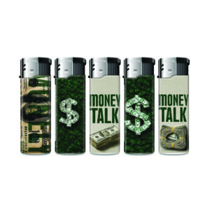 TOBALIQ Motivfeuerzeug MONEY TALK