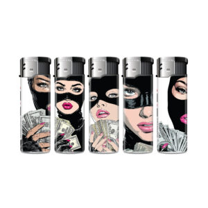 TOBALIQ Motivfeuerzeug CASH QUEEN