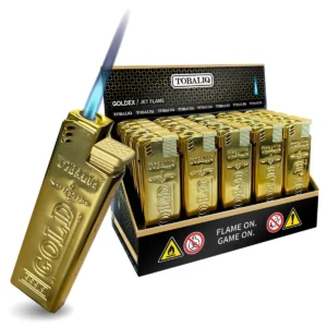 TOBALIQ JET Feuerzeug GOLDEX